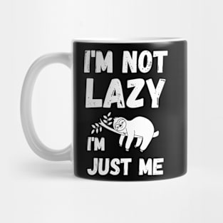 energy saving mode - I'm not lazy - sarcastic saying Mug